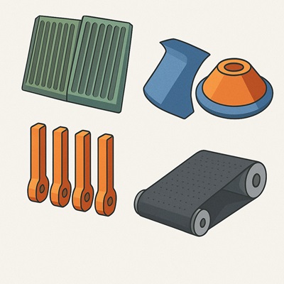 قطعات سنگ شکن پارکر